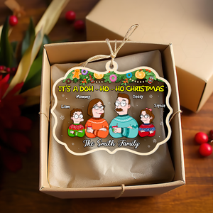 Personalized Gifts For Family Christmas Ornament 01TOPU241024HG - Ornament - GoDuckee