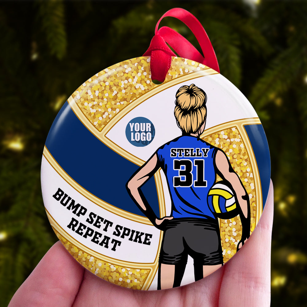 Personalized Gifts For Volleyball Players Ornament 01HUDT291024TM - Ornament - GoDuckee