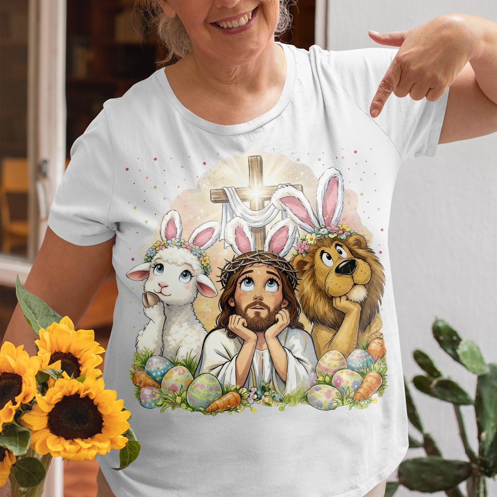 Easter Admirer Shirt, Personalized Easter Gifts For Christians 02qhqn100326 - Shirts - GoDuckee