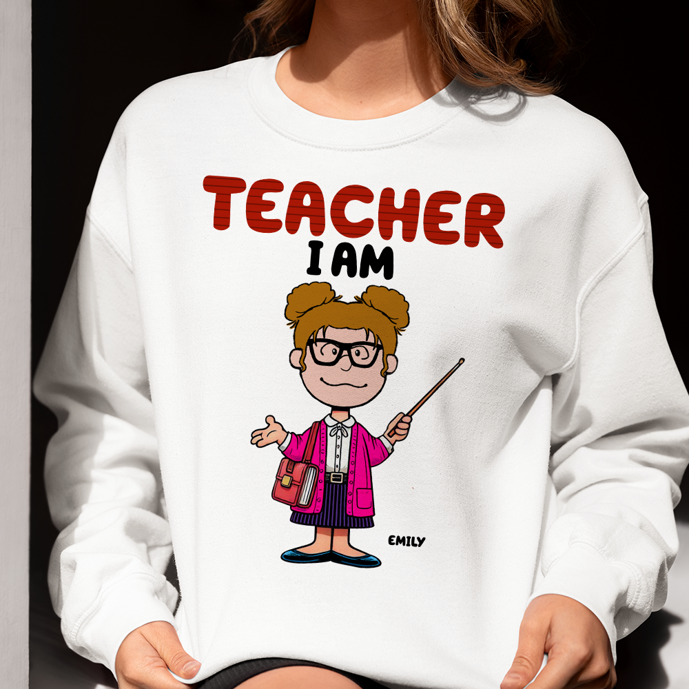 Personalized Gifts For Teachers Shirt 01ohpu160125hh Teacher I Am - Shirts - GoDuckee