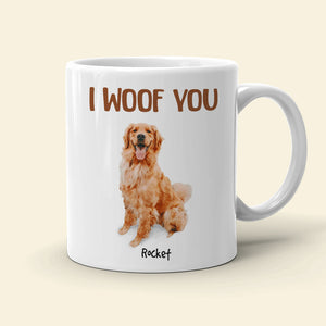 To The Best Dog Dad Custom Photo Personalized Coffee Mug - Coffee Mug - GoDuckee