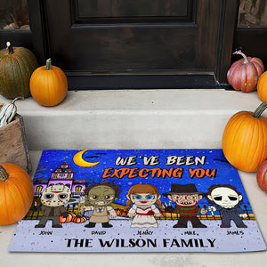 We've Been Expecting You, Gift For Family, Personalized Doormat, Horror Family Doormat, Halloween Gift 02HUHN140923HA - Doormat - GoDuckee