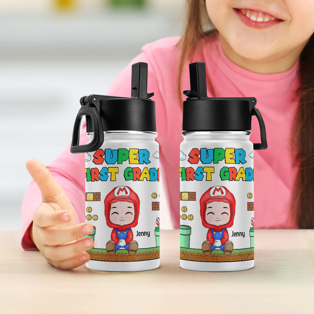 personalized kids children stainless steel water bottles