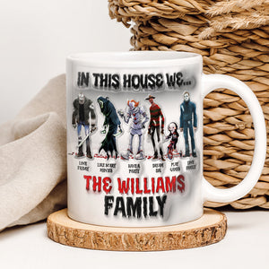 Personalized Gifts For Family Mug Horror Movie Characters 05naqn020824 - Coffee Mug - GoDuckee