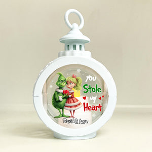 You Stole My Heart, Personalized 05HUTN121023 LED Light Ornament, Christmas Gift For Couple TT - Ornament - GoDuckee