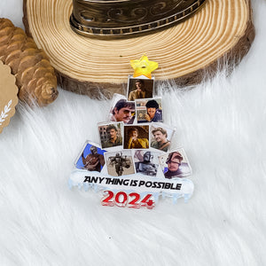 Custom Photo Gifts For Fans Christmas Ornament 013DGTI140824 - Ornament - GoDuckee