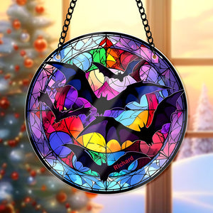 Personalized Gift Whimsical Bat Acrylic Suncatcher Ornament 66ACQN270824 - Ornament - GoDuckee