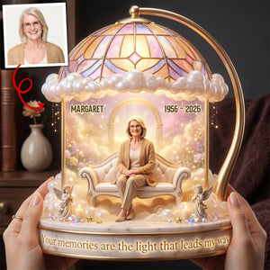 In Loving Memory Acrylic Light Box - Custom Photo Gifts For Heaven 04NATN290526 - Light Box - GoDuckee