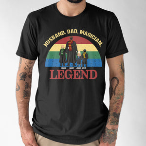 Legend Dad, Husband, Magician Personalized Shirt 06NAPO050523TM - Shirts - GoDuckee