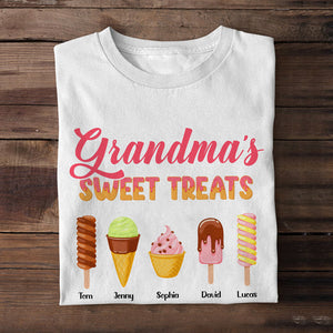 Grandma's Sweet Treats Personalized Shirt Gift For Family - Shirts - GoDuckee