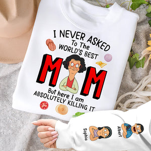 Personalized Gifts For Mom Shirt World's Best Mom 01KAQN250325HG - AOP Products - GoDuckee
