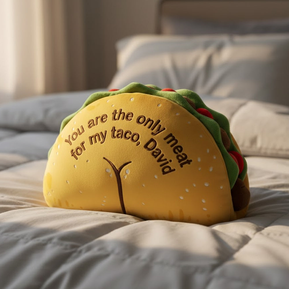 Cheeky Taco Pillow - Personalized Gifts For Couple 02TOTN091225