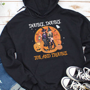 Double, Double Toil And Trouble - Personalized Witch Shirt - Gift For Friend - Shirts - GoDuckee