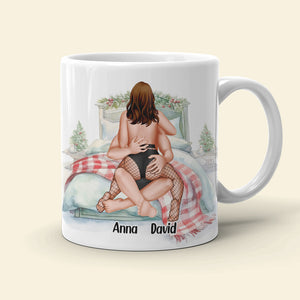 I'm On The Naughty List Personalized Coffee Mug, Couple Gift - Coffee Mug - GoDuckee