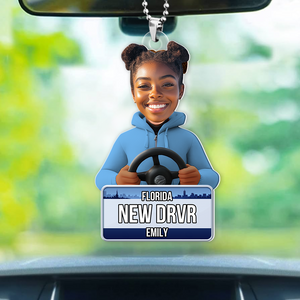Custom Photo Gifts For New Driver Car Ornament 03kapu110125 - Ornament - GoDuckee