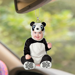 Custom Photo Gifts For Baby Car Ornament 01hudc270824 - Ornament - GoDuckee