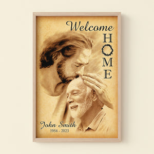 Welcome Home, Personalized Canvas, Memory Gifts For Heaven - Poster & Canvas - GoDuckee