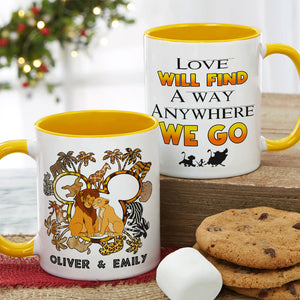 Personalized Gifts For Couple Accent Mug Love Movie Cartoon 03XQMH090724 - Coffee Mug - GoDuckee