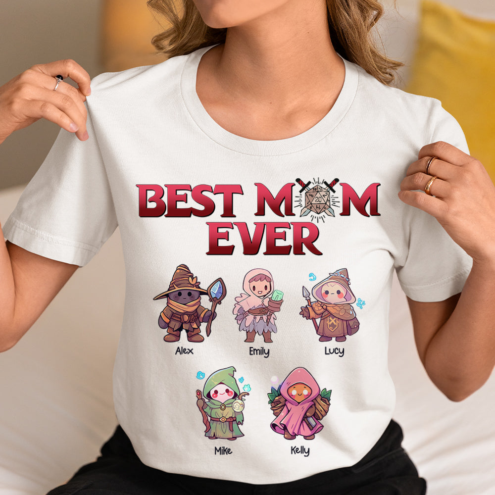 Personalized Gifts For Mom Shirt Best Mom Ever 02KAHN170224 - 2D Shirts - GoDuckee
