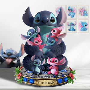 Dad Of Little Aliens Acrylic Plaque - Personalized Gift For Dad 01OHLU220525 - Shaped Plaques - GoDuckee