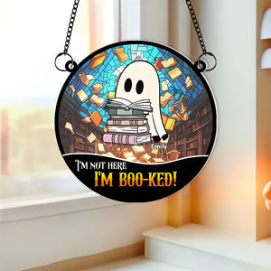 Personalized Gifts for Book Lovers, I'm Boo-ked Acrylic Suncatcher 01TOMH070824 - Ornament - GoDuckee