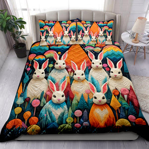 Gifts For Rabbit Lovers Quilt Bed Set 06qnqn041124 - Blanket - GoDuckee