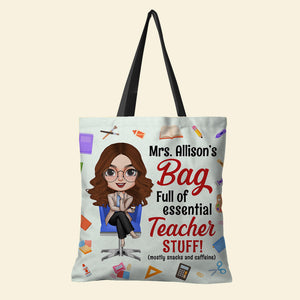 Personalized Gifts For Teacher, Cute Cartoon Tote Bag 06pgqn100724hh - Tote Bag - GoDuckee