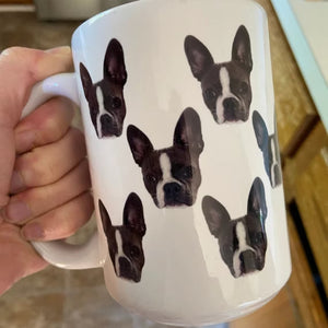 Custom Pet's Face Photo, Personalized Coffee Mug, Gift For Pet Lovers - Coffee Mug - GoDuckee