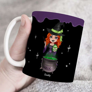 Witch's Brew, Gift For Witches, Personalized Mug, Edge To Edge Witch Squad Mug, Halloween Gift - Coffee Mug - GoDuckee