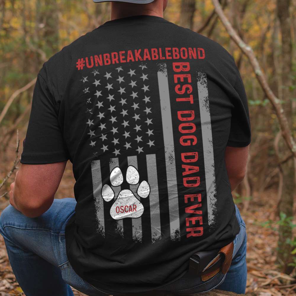 Best Dog Dad Ever Personalized Shirt, Gift For Dog Lovers - Shirts - GoDuckee