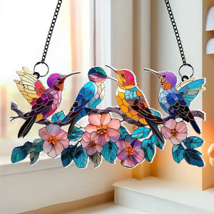 Gifts For Bird Lovers Hummingbird Suncatcher Ornament 07acqn280824 - Ornament - GoDuckee