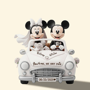 Couple Wedding Acrylic Plaque - Personalized Gifts For Couple 04TODT240625 - Shaped Plaques - GoDuckee