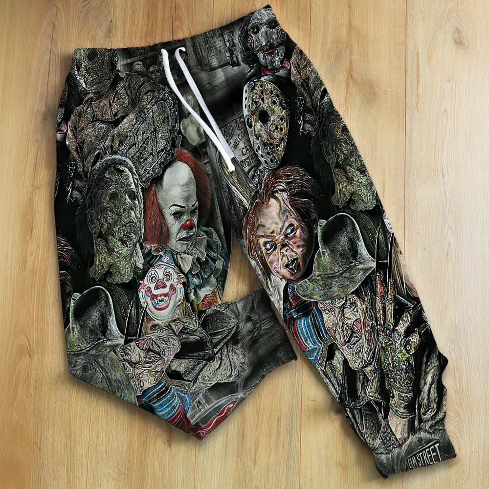 Gifts For Horror Movie Fan Sweatpants Joggers For Fans 02ACDT210325 - Shorts and Pants - GoDuckee