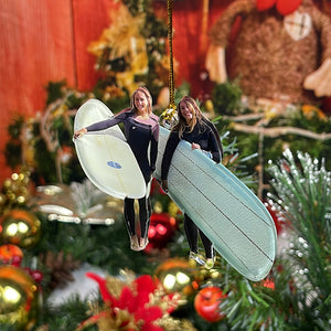 Custom Photo Gifts for Surfers Ornament 113acvp140924 - Ornament - GoDuckee