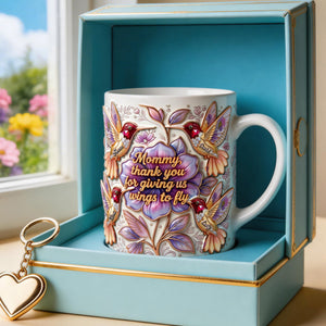 Hummingbirds Coffee Mug - Personalized Gifts For Mom 04paqn110426 - Coffee Mug - GoDuckee