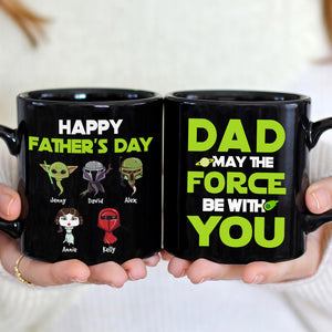 Personalized Gifts For Dad Coffee Mug May The Force Be With You 05HUHN220124HA - Coffee Mugs - GoDuckee