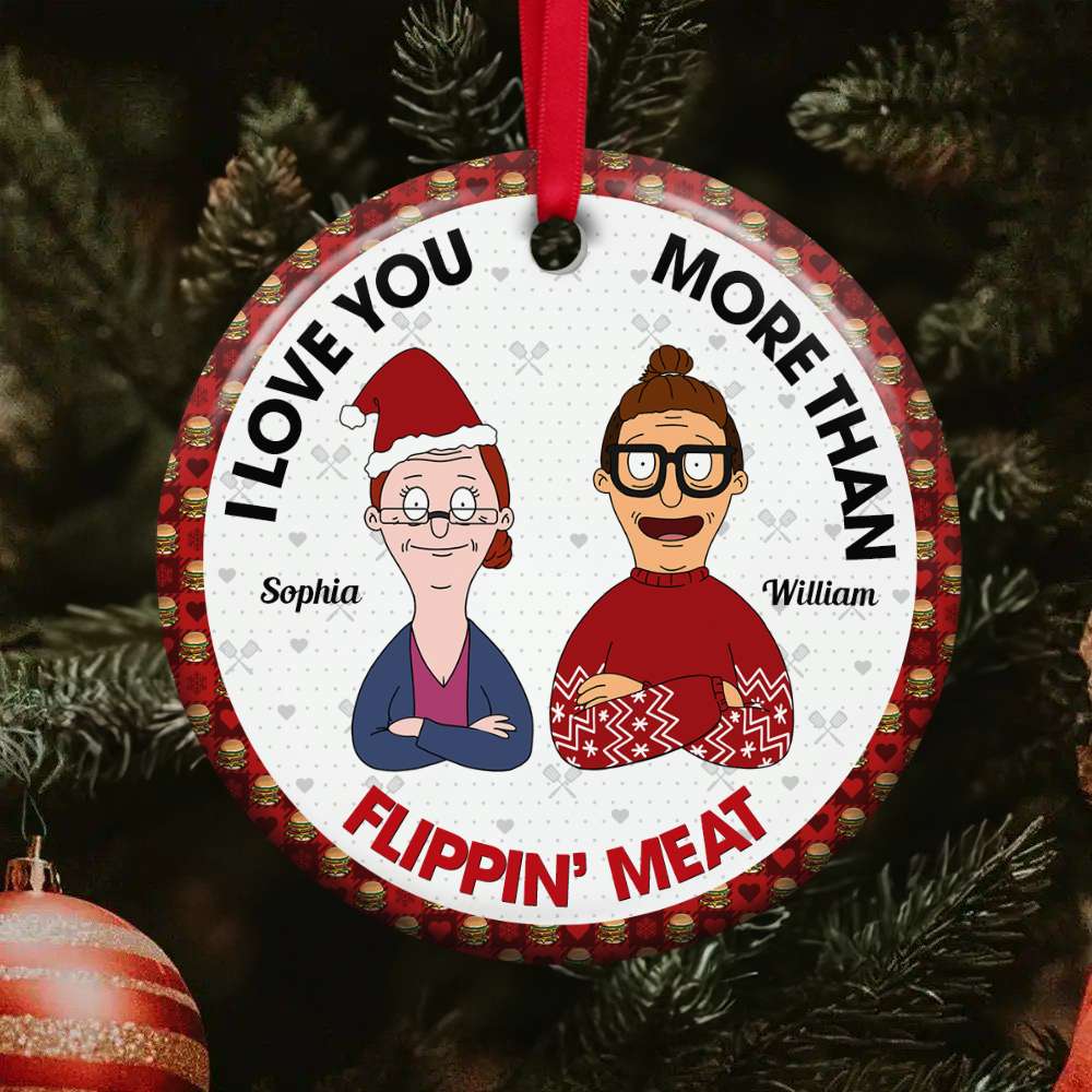 Personalized Gifts For Couple Christmas Ornament 01TODT121124HG - Ornament - GoDuckee