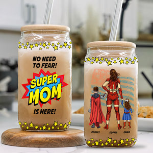 Personalized Gifts For Mom Glass Can No Need To Fear 01HUDT160324PA - Drinkware - GoDuckee