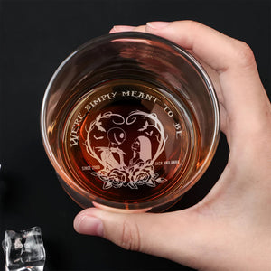 Personalized Gifts For Couple Engraved Whiskey Glass 03HTMH040624 - Drinkware - GoDuckee