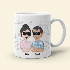 Look At You Landing My Mom, Personalized Mug 02natn310523hh - Coffee Mug - GoDuckee