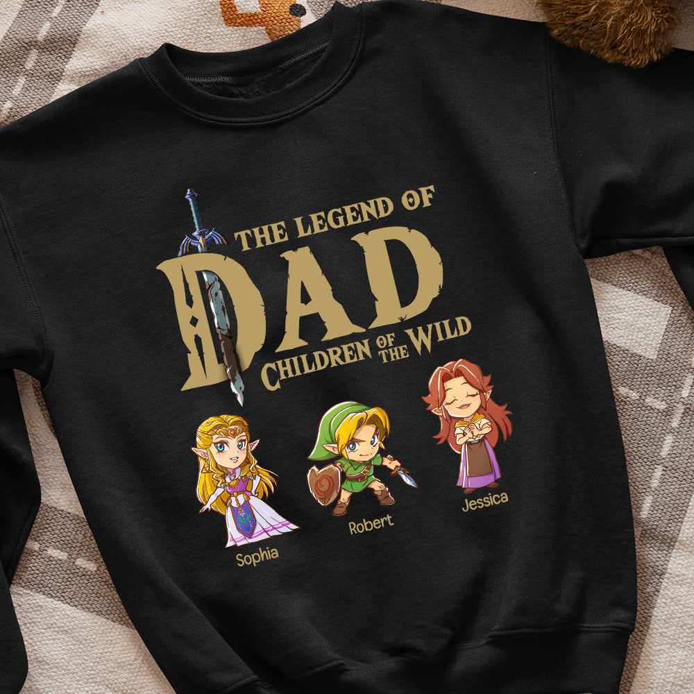 Custom Dad Shirt, Personalized Dad Est Tshirt, Gift for dad, New