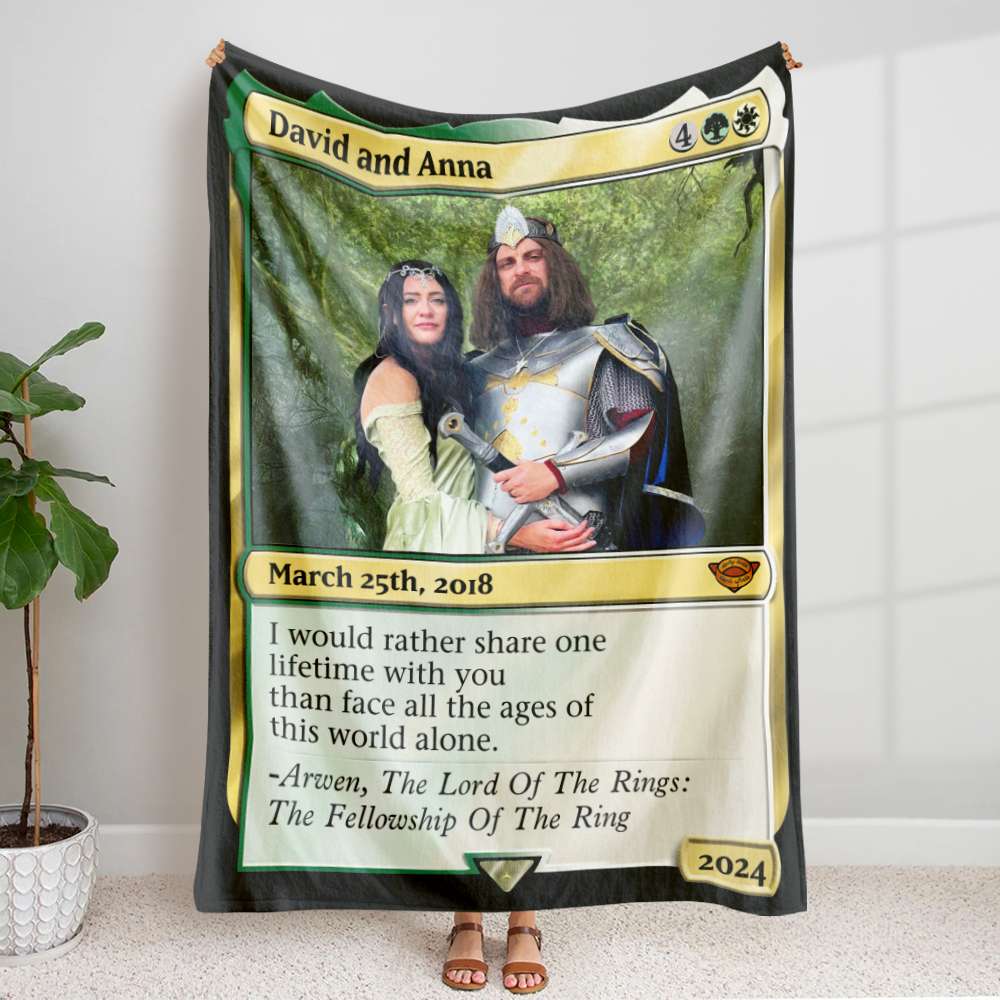 Personalized Gift For Couple Blanket I Would Rather Share One Life Time With You 01HTHN060124 - Blanket - GoDuckee
