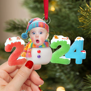 Custom Photo Gifts For Kids Christmas Ornament 01katn011124 Baby First Christmas - Ornament - GoDuckee