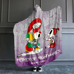 Personalized Gifts For Mom Wearable Blanket Hoodie Midnight Family 04QHDT050324 - Blankets - GoDuckee