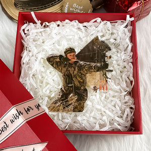 Custom Photo Gifts for Hunters Ornament 132acvp140924 - Ornament - GoDuckee