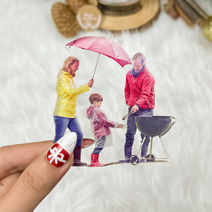 Custom Photo Gifts for BBQ Grillers Ornament, Grilling Gifts 58acvp140924 - Ornament - GoDuckee