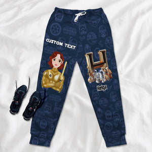 Personalized Gifts For Movie Lovers Sweatpants Custom Letter Alphabet 03XQLU140225HG - Shorts and Pants - GoDuckee