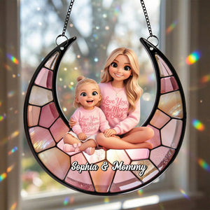 The Most Amazing Mom In The World Suncatcher - Custom Photo Gifts For Mothers 01pgtn280326 - Ornament - GoDuckee