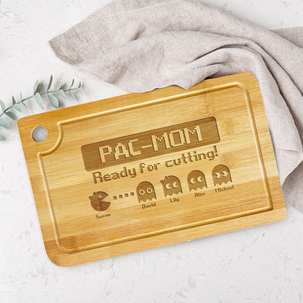 Personalized Gift For Mom Engraved Cutting Board Ready For Cutting 02NAHN050224 - Home Decor - GoDuckee
