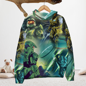 Halo Infinite Science - Fiction Artwork - Hawaiian 3D Shirt, Aloha Shirt - AOP Products - GoDuckee